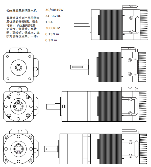 42mm直流無(wú)刷伺服電機(jī)參數(shù)